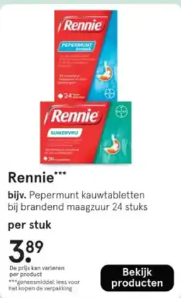Etos Rennie aanbieding
