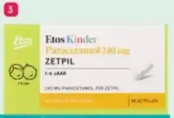 Etos Etos Kinder Paracetamol aanbieding