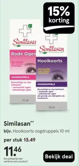 Etos Similasan aanbieding