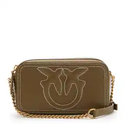 Douglas PINKO Crossbody tas Pinko Carrie bruin - runderleer aanbieding