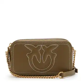 Douglas PINKO Crossbody tas Pinko Carrie bruin - runderleer aanbieding