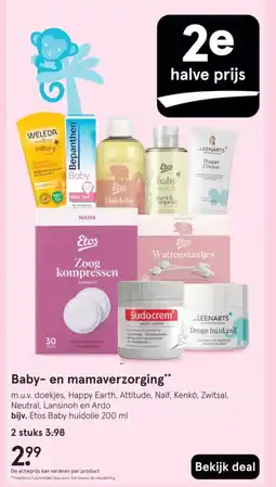Etos Baby en mamaverzorging aanbieding