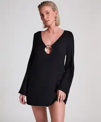Hunkemoller Hunkemöller Strandjurk Zwart aanbieding