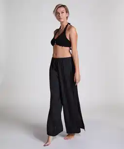 Hunkemoller Hunkemöller Satijnen strandbroek Zwart aanbieding