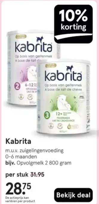 Etos kabrita aanbieding