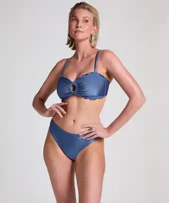 Hunkemoller Hunkemöller Rio Bikinibroekje Sardinia Blauw aanbieding