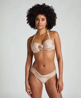 Hunkemoller Hunkemöller Lima Rio Bikinibroekje Beige aanbieding