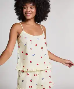 Hunkemoller Hunkemöller Geweven Cami Geel aanbieding