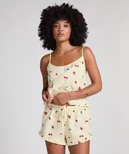Hunkemoller Hunkemöller Geweven Short Geel aanbieding