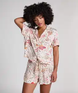 Hunkemoller Hunkemöller Short Satin Wit aanbieding