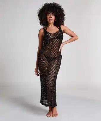 Hunkemoller Hunkemöller Paillettenjurk Zwart aanbieding