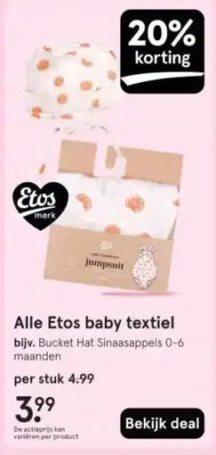 Etos Alle Etos baby textiel aanbieding