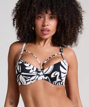 Hunkemoller Hunkemöller Bikinitop Mauritius Zwart aanbieding
