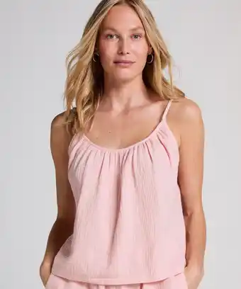 Hunkemoller Hunkemöller Mousseline Cami Roze aanbieding
