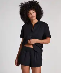 Hunkemoller Hunkemöller Mousseline Short Zwart aanbieding