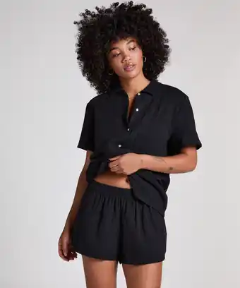 Hunkemoller Hunkemöller Mousseline Short Zwart aanbieding