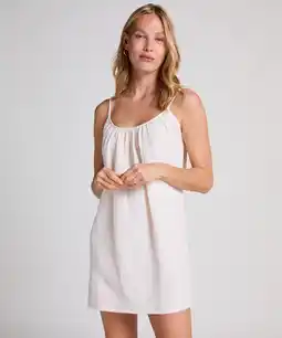 Hunkemoller Hunkemöller Mousseline Slipdress Wit aanbieding