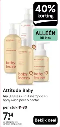 Etos Attitude Baby aanbieding