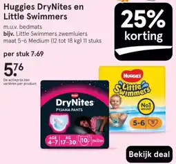 Etos Huggies DryNites en Little Swimmers aanbieding