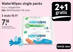 Etos WaterWipes single packs aanbieding