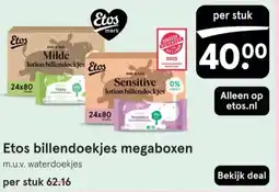 Etos Etos billendoekjes megaboxen aanbieding
