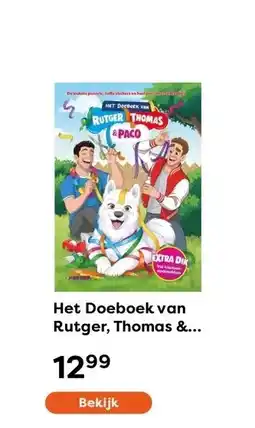 The Read Shop Het Doeboek van Rutger, Thomas & Paco aanbieding