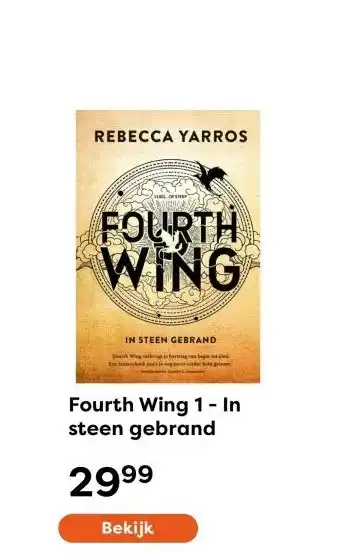 The Read Shop Fourth Wing 1 - In steen gebrand aanbieding