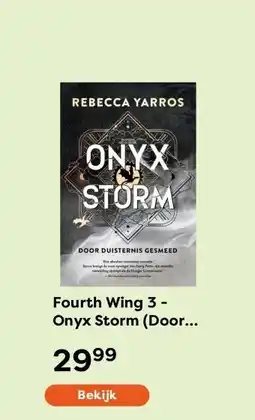 The Read Shop Fourth Wing 3 - Onyx Storm (Door Duisternis Gesmeed) aanbieding