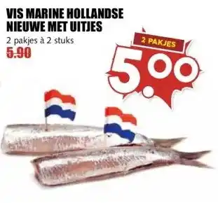 MCD Supermarkt VIS MARINE HOLLANDSE NIEUWE MET UITJES aanbieding