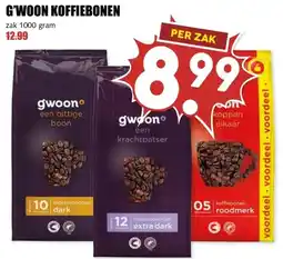 MCD Supermarkt G'WOON KOFFIEBONEN aanbieding