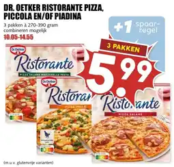 MCD Supermarkt DR. OETKER RISTORANTE PIZZA, PICCOLA EN/OF PIADINA aanbieding