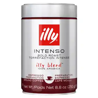 Koffievoordeel.nl illy - Gemalen Koffie - Intenso aanbieding