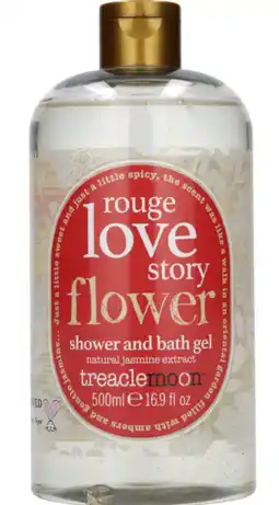 De Online Drogist Treaclemoon Rouge Love Story Flower Shower and Bath Gel 500ML aanbieding