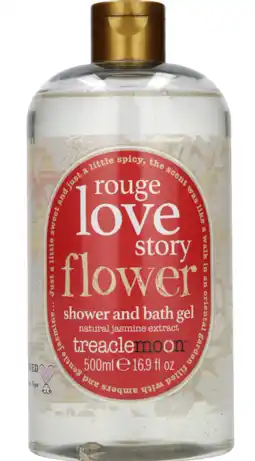 De Online Drogist Treaclemoon Rouge Love Story Flower Shower and Bath Gel 500ML aanbieding