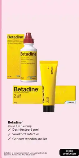 Etos Betadine aanbieding