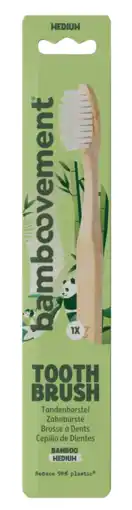De Online Drogist Bamboovement Bamboe Tandenborstel Medium 1ST aanbieding