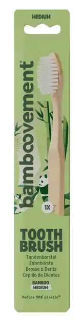 De Online Drogist Bamboovement Bamboe Tandenborstel Medium 1ST aanbieding