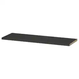IKEA Billy Plank, zwart eikenpatroon, 76x26 cm aanbieding