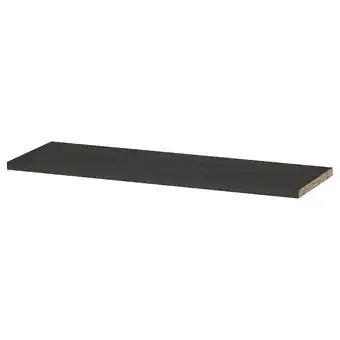 IKEA Billy Plank, zwart eikenpatroon, 76x26 cm aanbieding