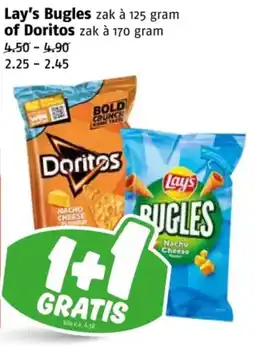 Poiesz Lay's Bugles of Doritos aanbieding