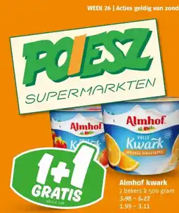 Poiesz Almhof kwark aanbieding