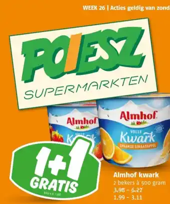 Poiesz Almhof kwark aanbieding