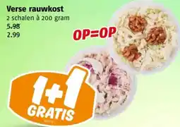 Poiesz Verse rauwkost aanbieding