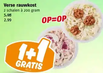 Poiesz Verse rauwkost aanbieding