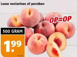Poiesz Losse nectarines of perziken aanbieding