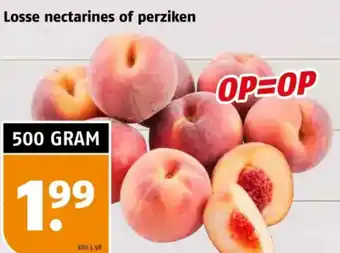Poiesz Losse nectarines of perziken aanbieding