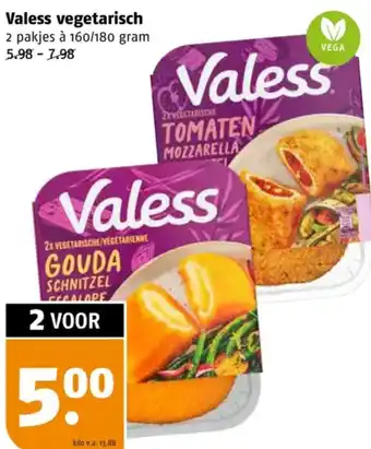 Poiesz Valess vegetarisch aanbieding