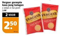Poiesz Vergeer geraspte kaas jong belegen aanbieding