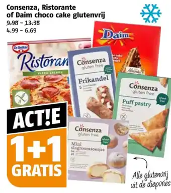 Poiesz Consenza, Ristorante of Daim choco cake glutenvrij aanbieding