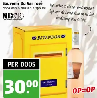 Poiesz Souvenir Du Var rosé aanbieding